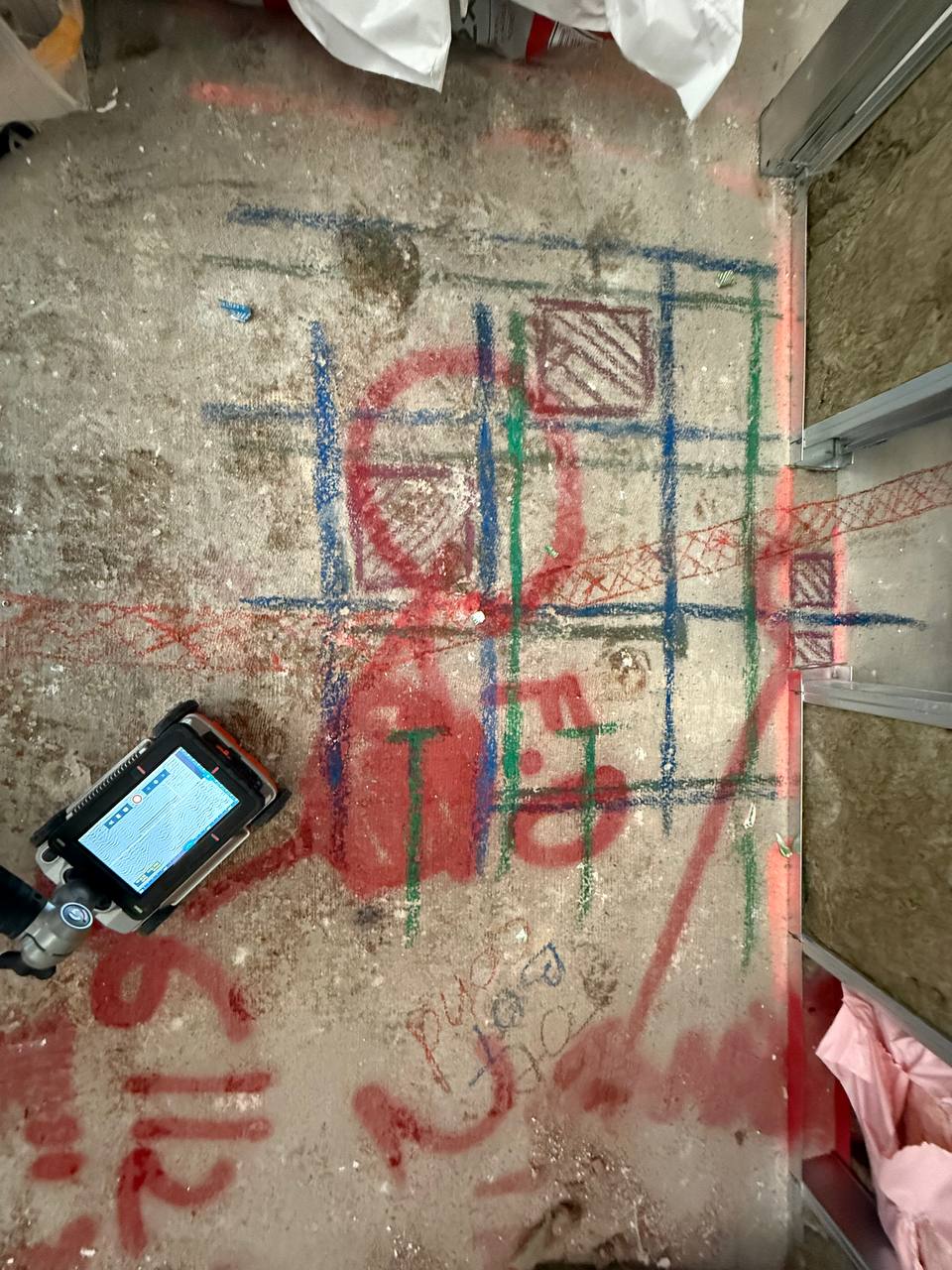Concrete core scanning